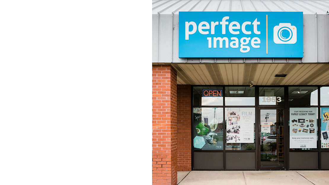 Perfect Image Storefront White Background